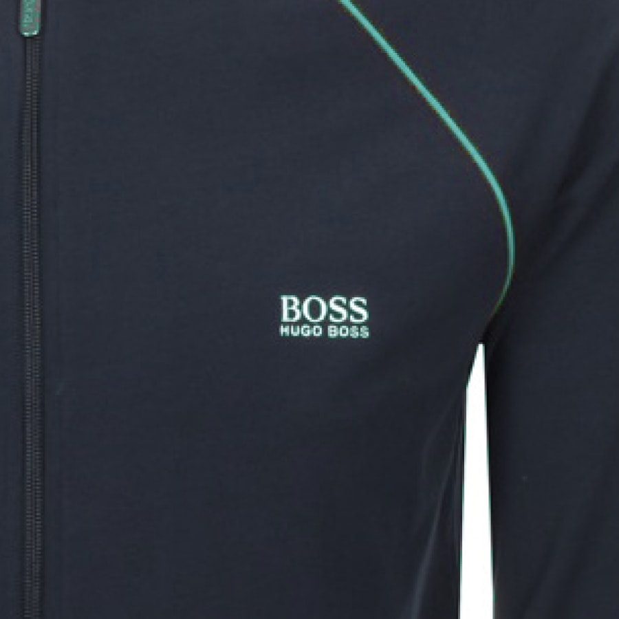 Alternative Image for ProductBOSS Bodywear Lounge Logo Hoodie Navy3